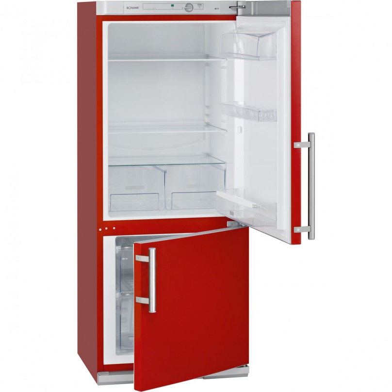 Bomann Frigorífico Combi 227L A++ KG 210 rojo